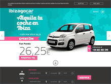 Tablet Screenshot of ibizagocar.com